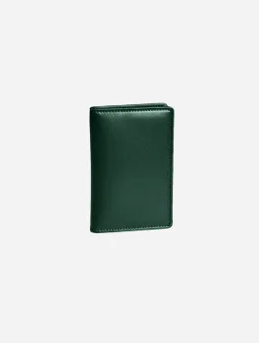 Premium RFID Apple Leather Compact Vegan Wallet | Forest Green