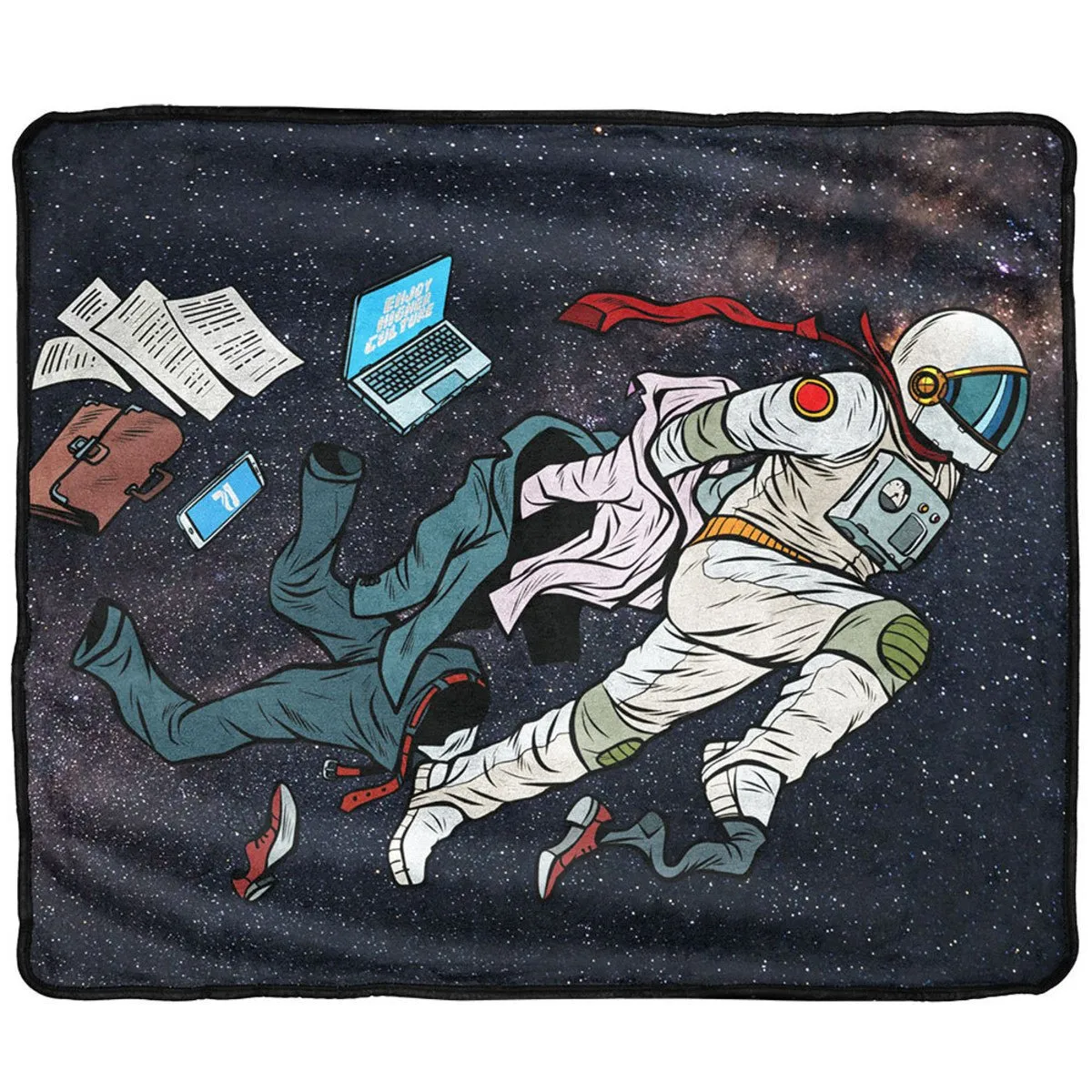 Pulsar Fleece Throw Blanket | Super Spaceman | 60 x 50