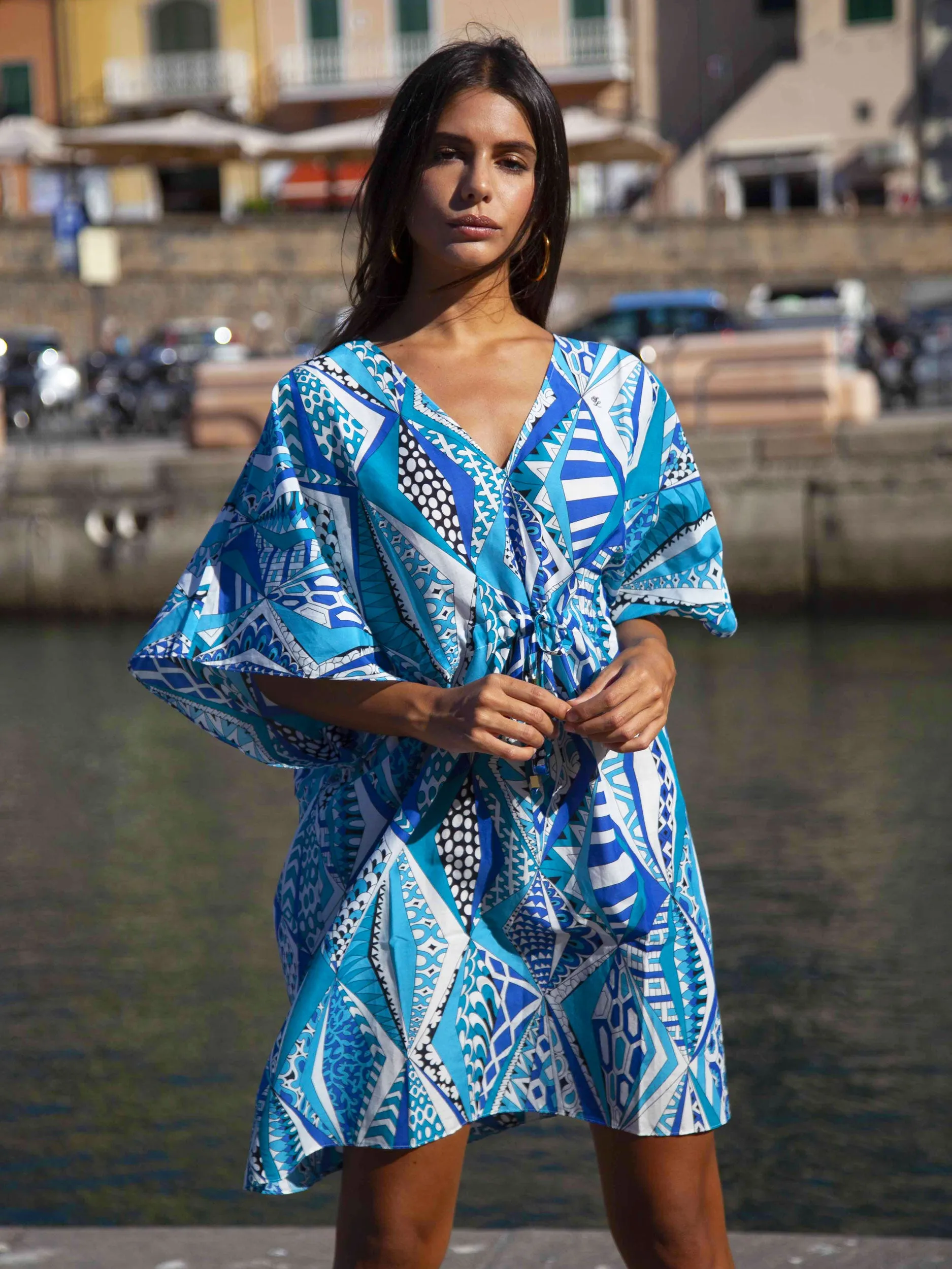 Riva Kaftan | Capri Print