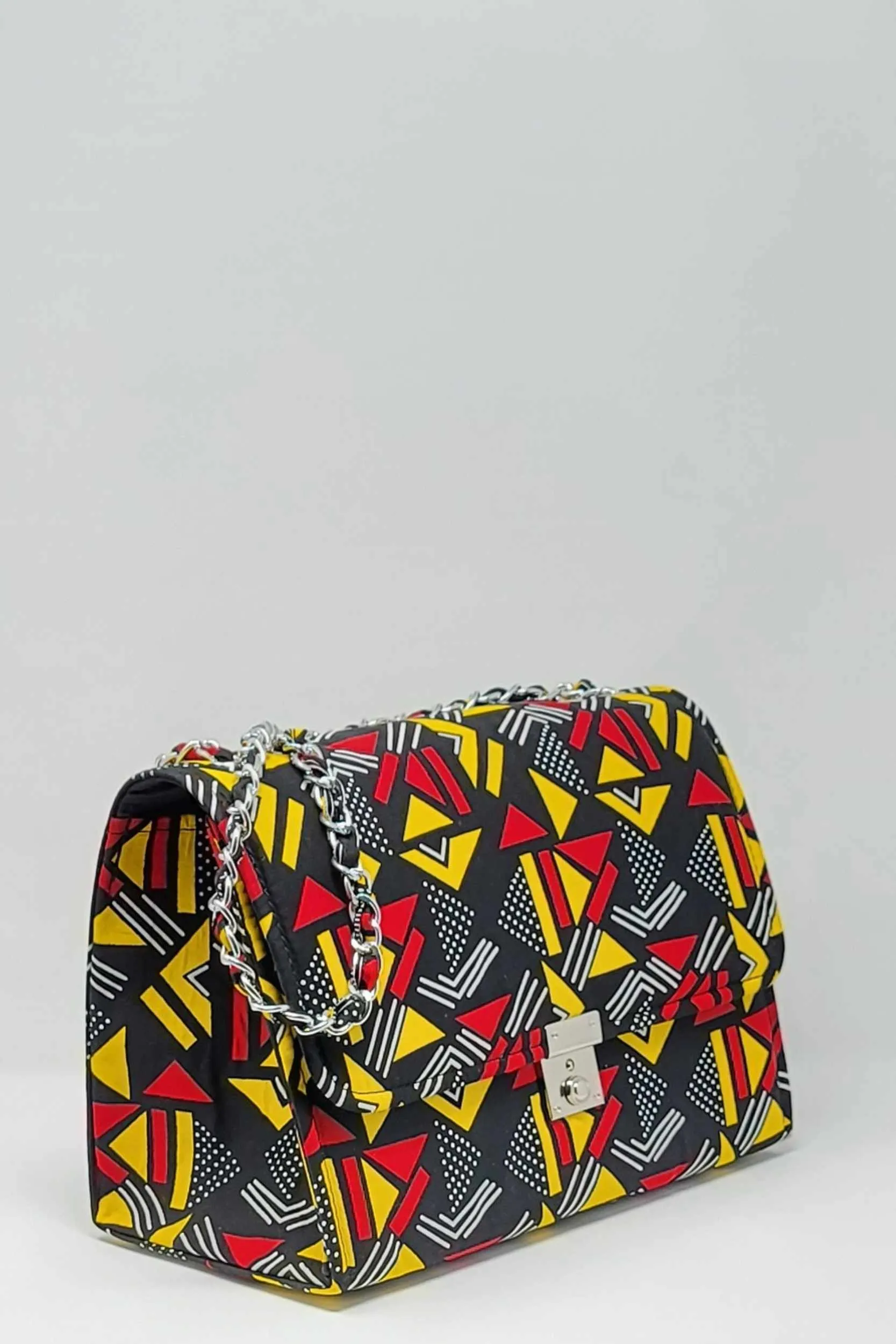 ROSEMARIE African Print Large Bag (Satchel)