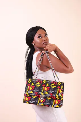 ROSEMARIE African Print Large Bag (Satchel)