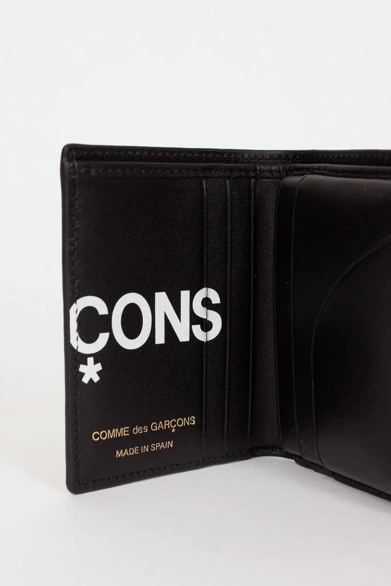 SA0641HL Black Huge Logo Wallet