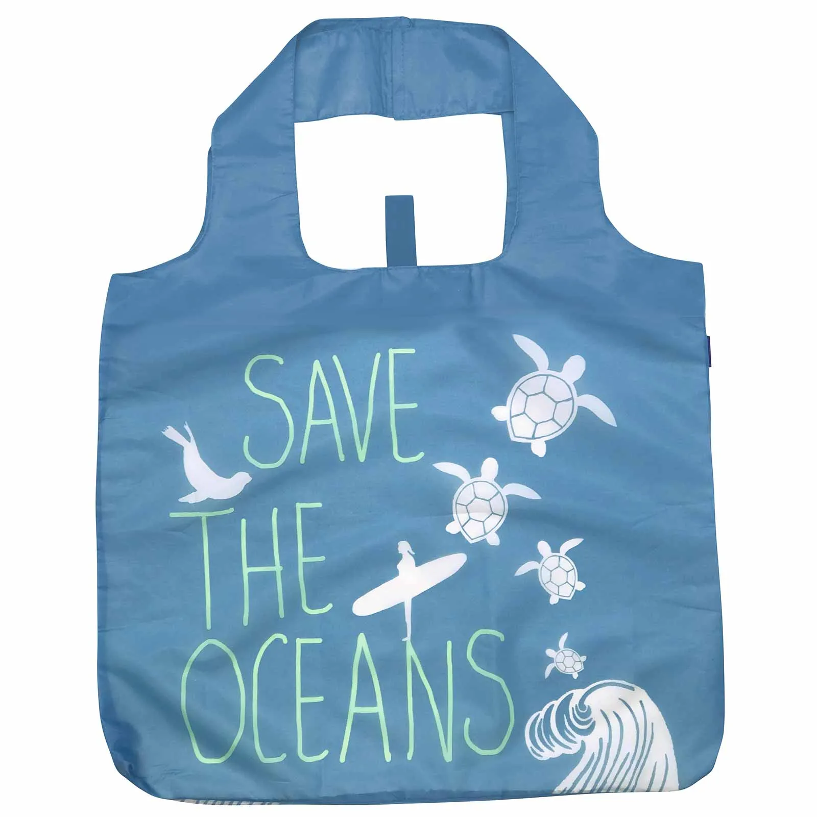 Save the Ocean Reusable Shopping Bag-Machine washable