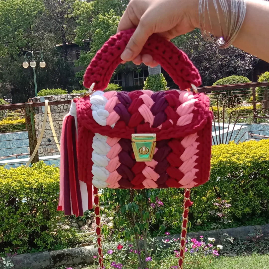 Shiroli Handmade Maroon Tint Bag