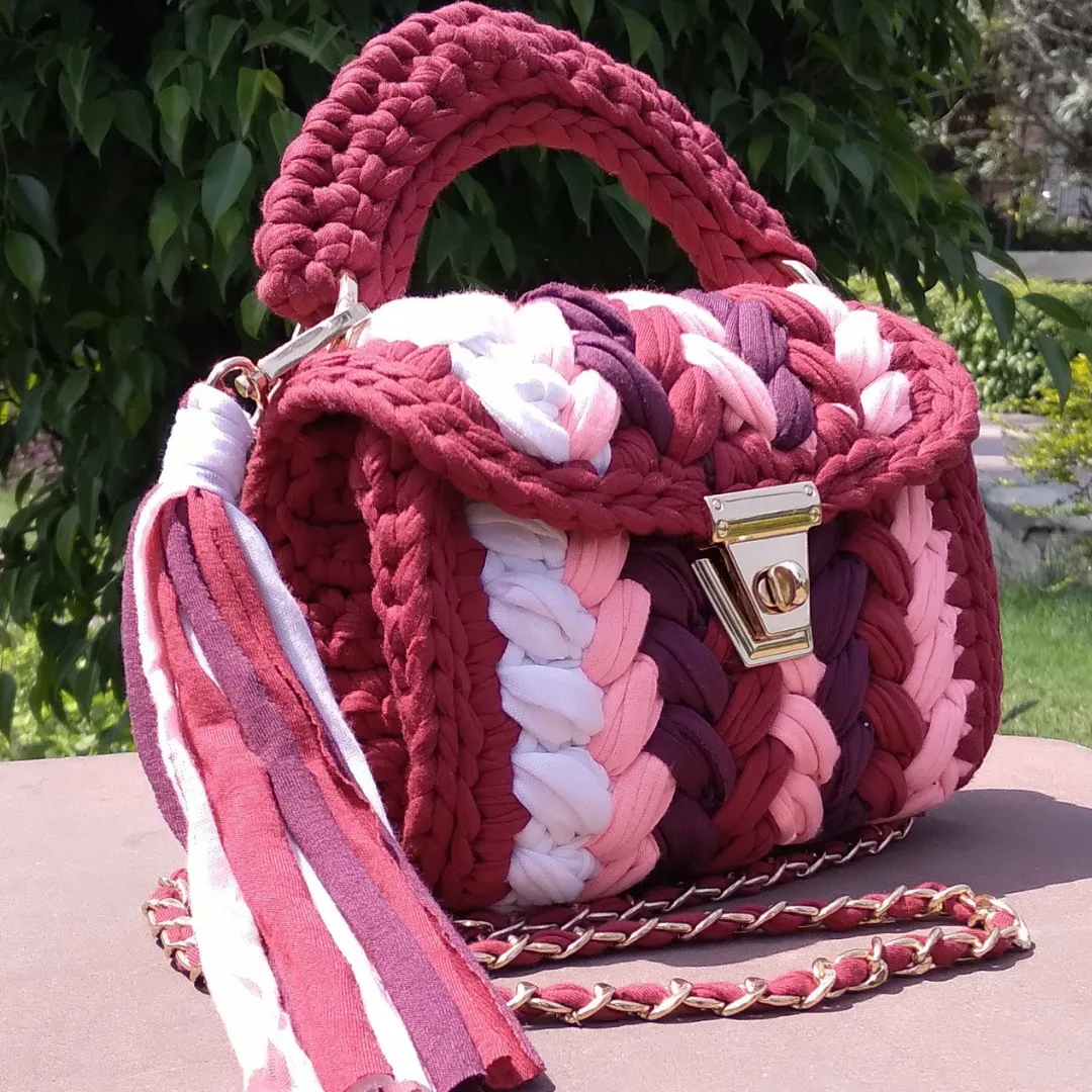 Shiroli Handmade Maroon Tint Bag