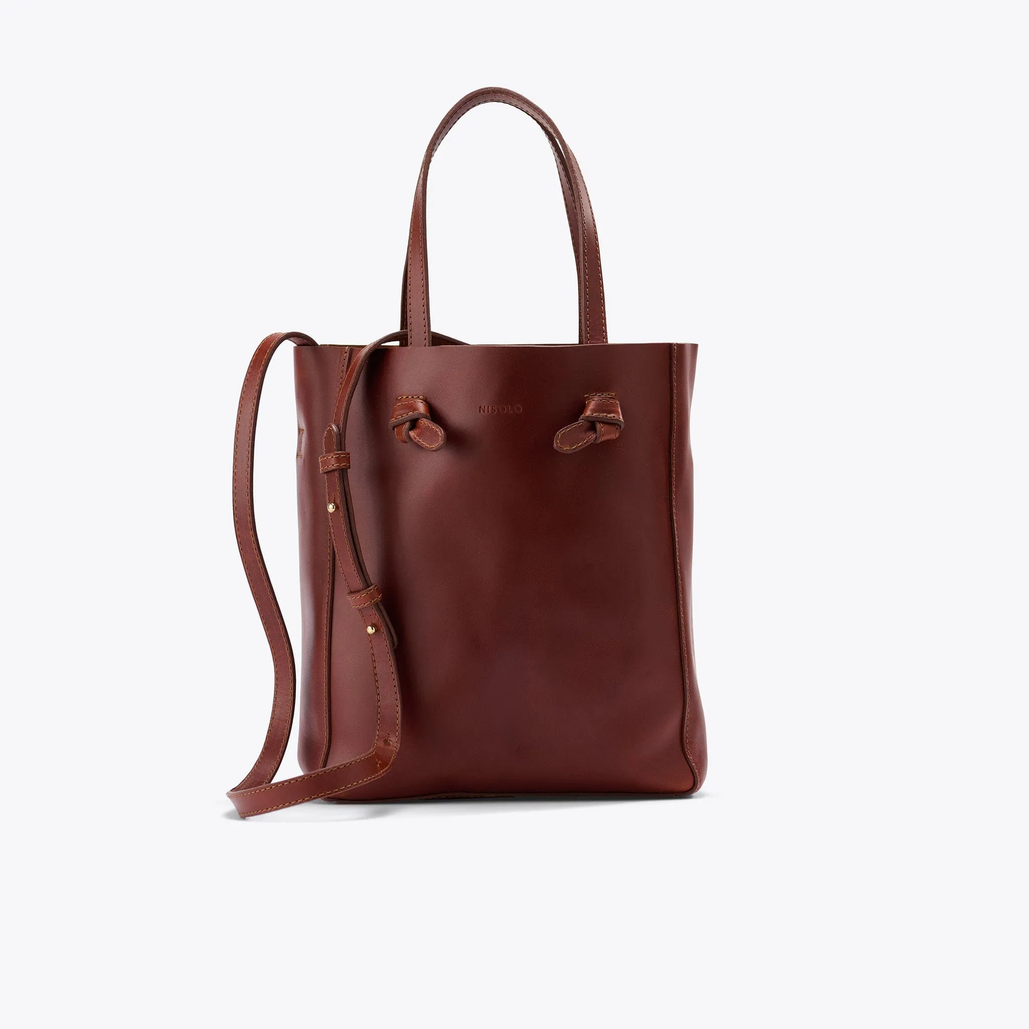 Simone Convertible Shopper Brandy