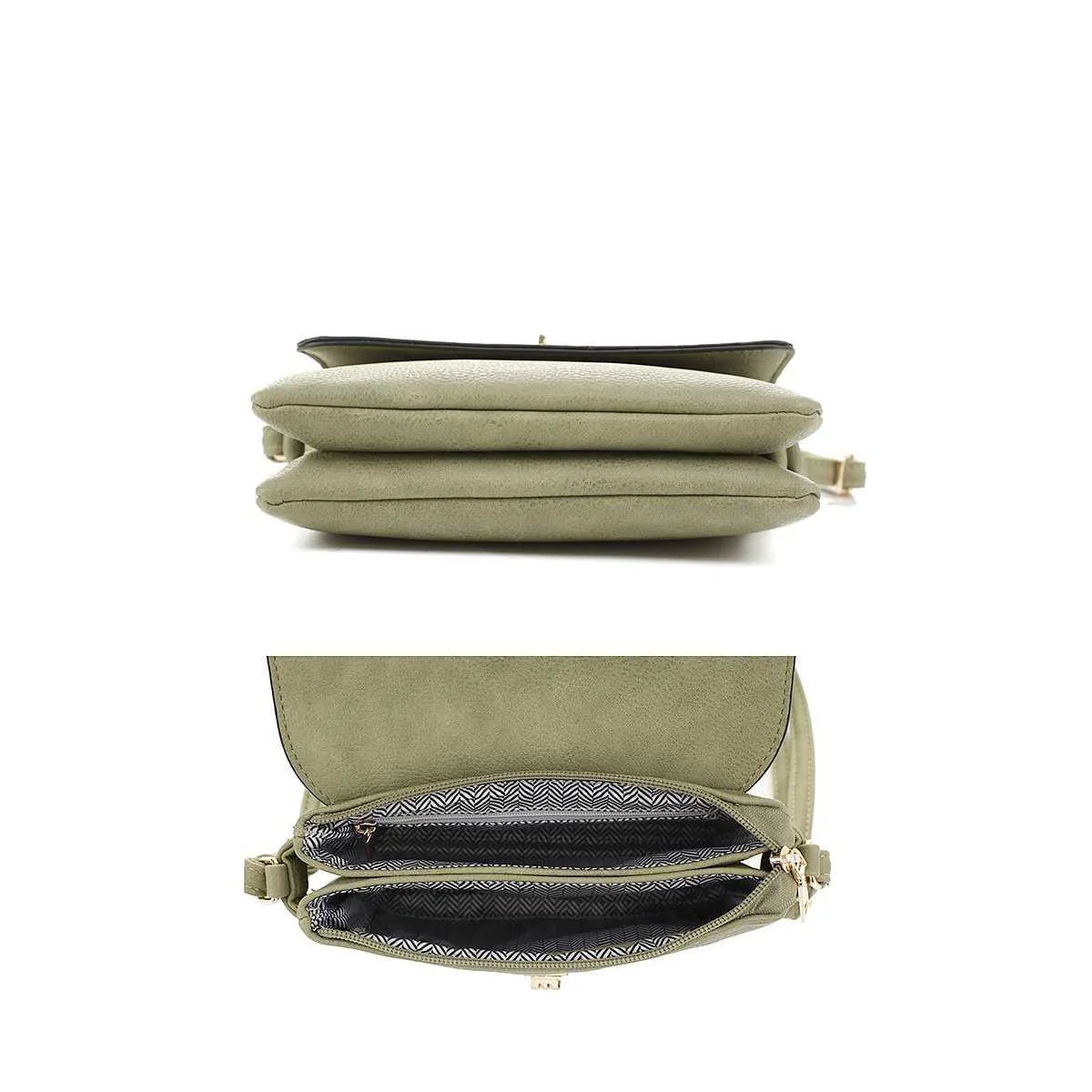 Smooth Colored Crossbody Bag