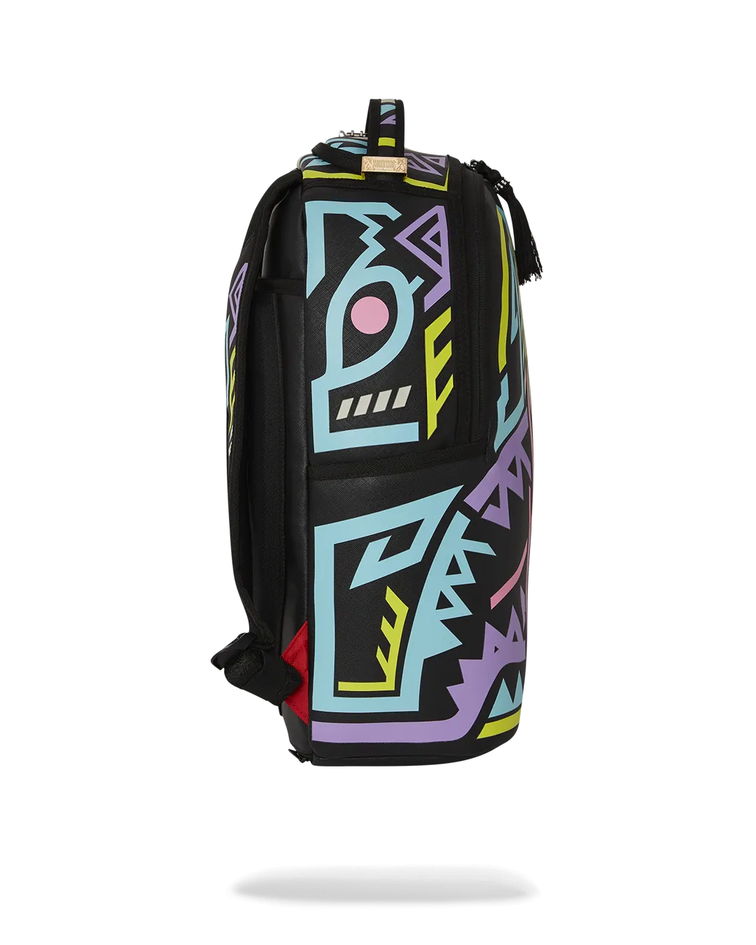 Sprayground AI Path to Future III Sandflower Glow in the Dark Backpack - Green / Purple