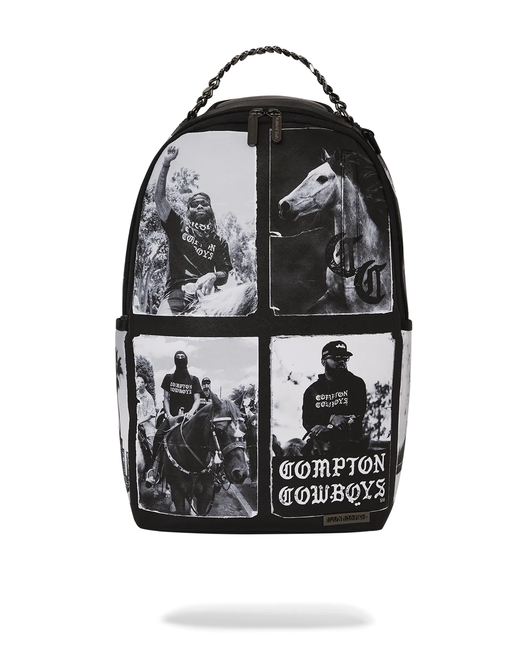 Sprayground Compton Cowboys Home on the Range Backpack - Black / White