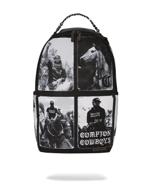 Sprayground Compton Cowboys Home on the Range Backpack - Black / White