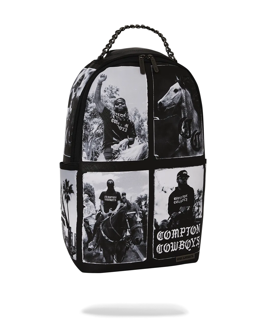 Sprayground Compton Cowboys Home on the Range Backpack - Black / White