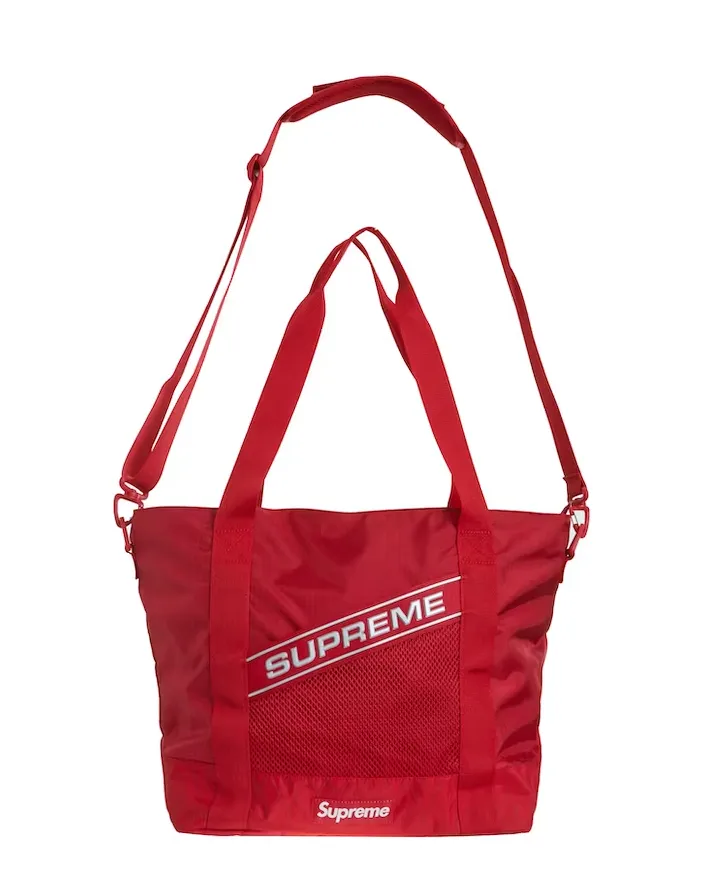 Supreme Logo Tote Bag Red