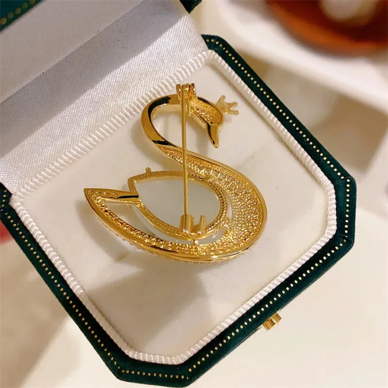 The Princess Swan Brooch/Pin