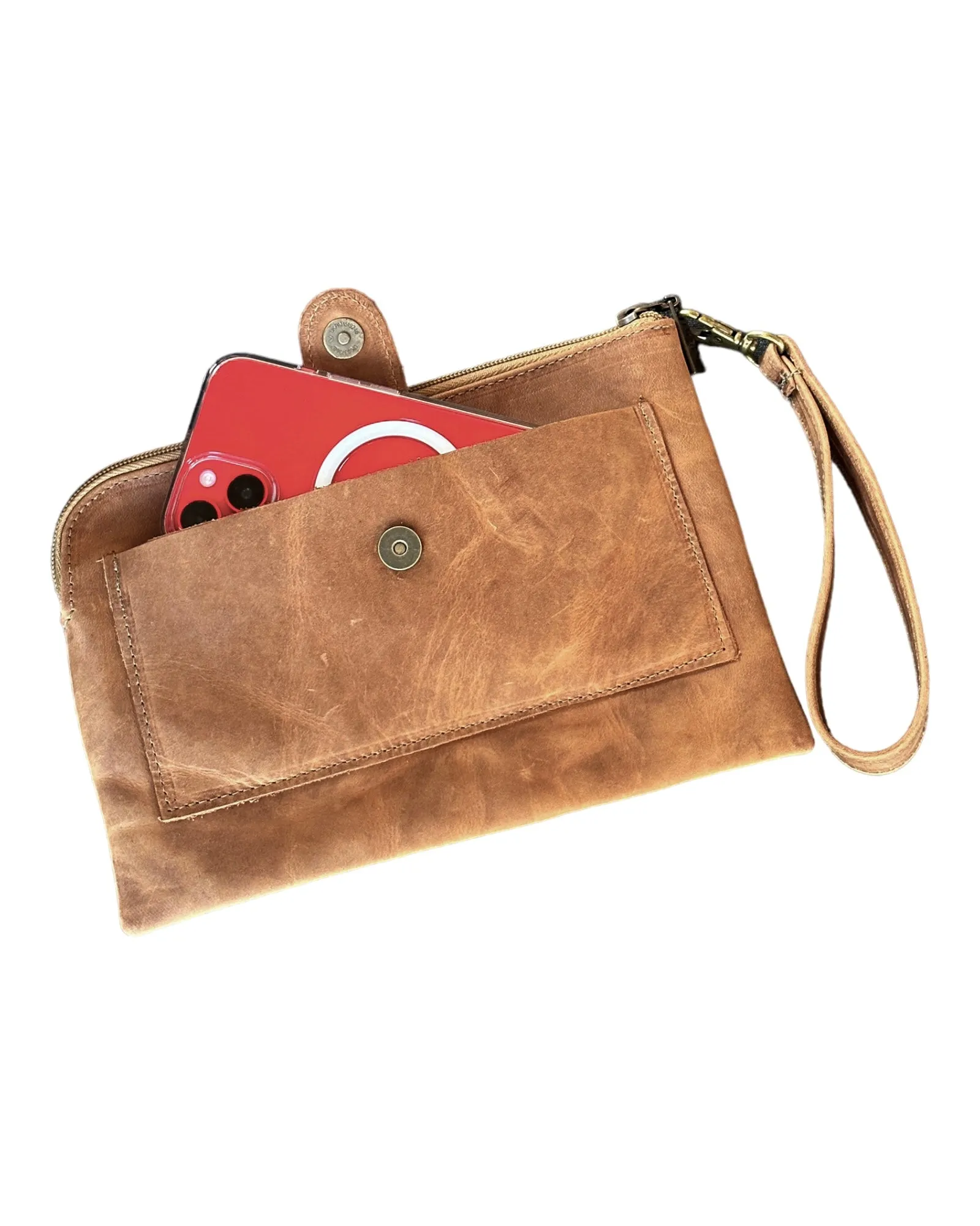 VANNIE Wallet/Clutch Wristlet - Leather