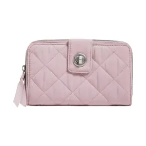 Vera Bradley RFID Turnlock Wallet - Hydrangea Pink