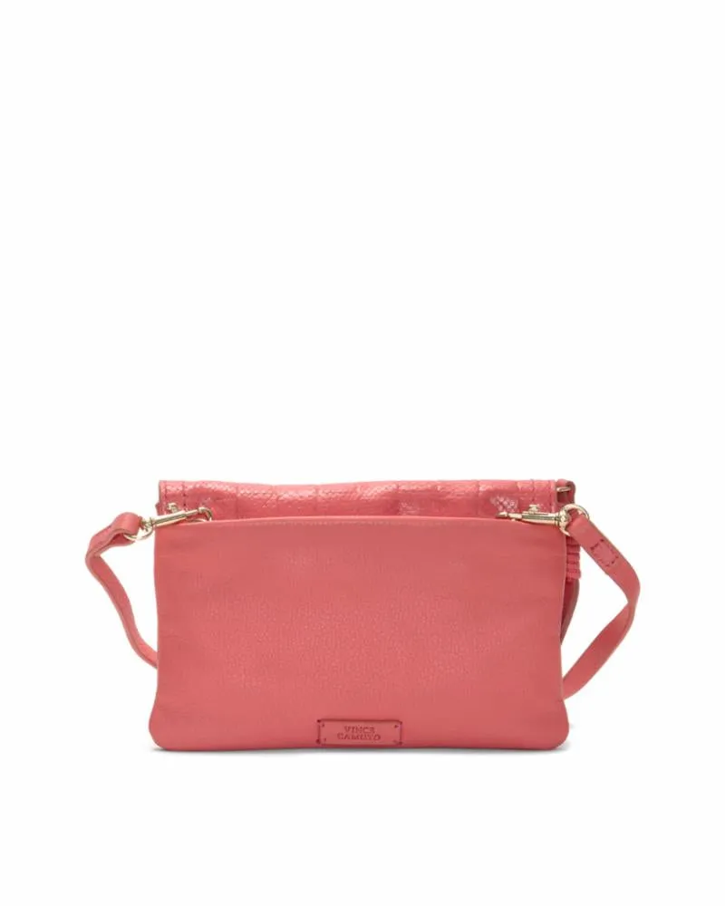 Vince Camuto Handbag CORAH SM CRS BDY ULTRA CORAL/WOVN SCAL/NEW REMO