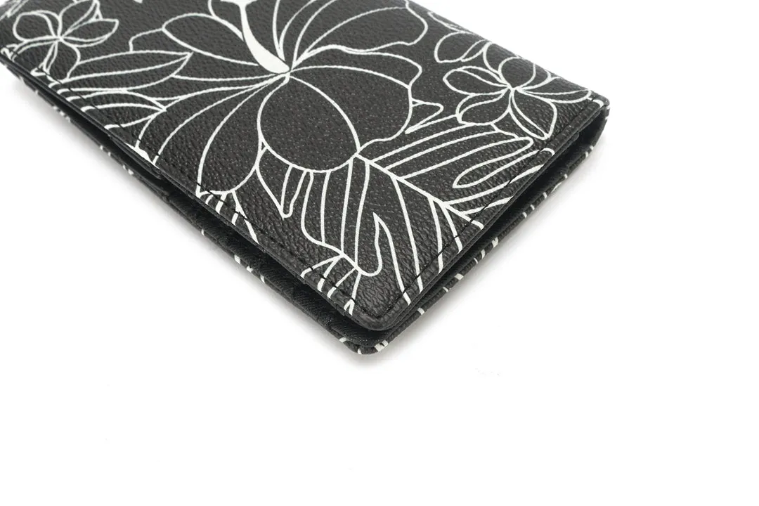 Wallet Teyla Hibiscus Lines Black