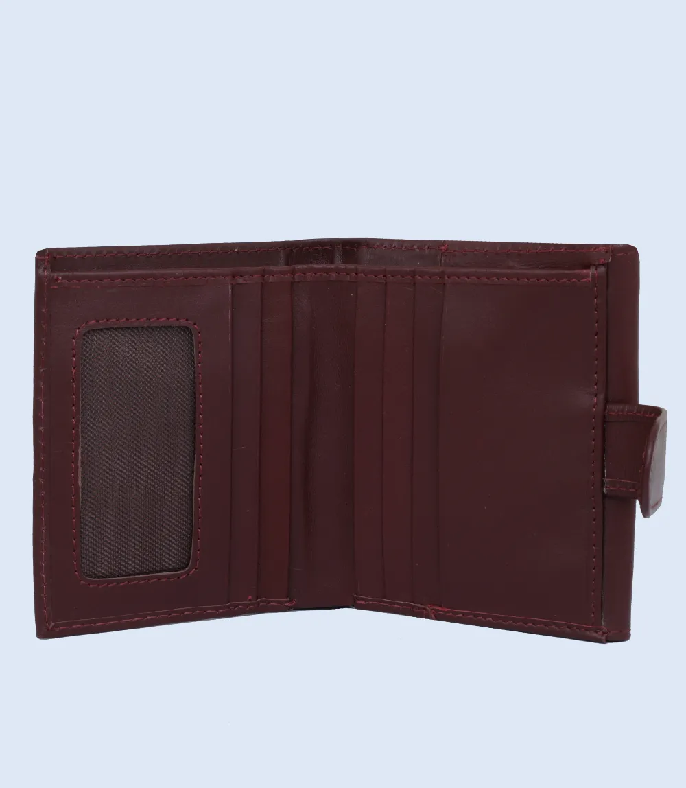 WB2226-MAROON-Women Wallet