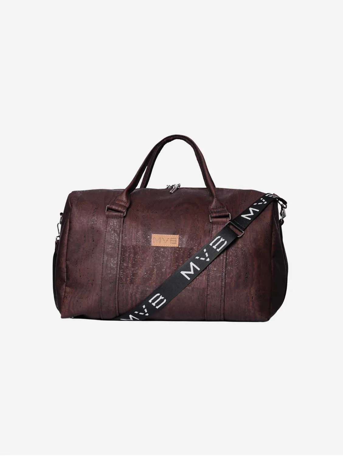 Xcape Vegan Leather Duffle Bag | Dark Brown