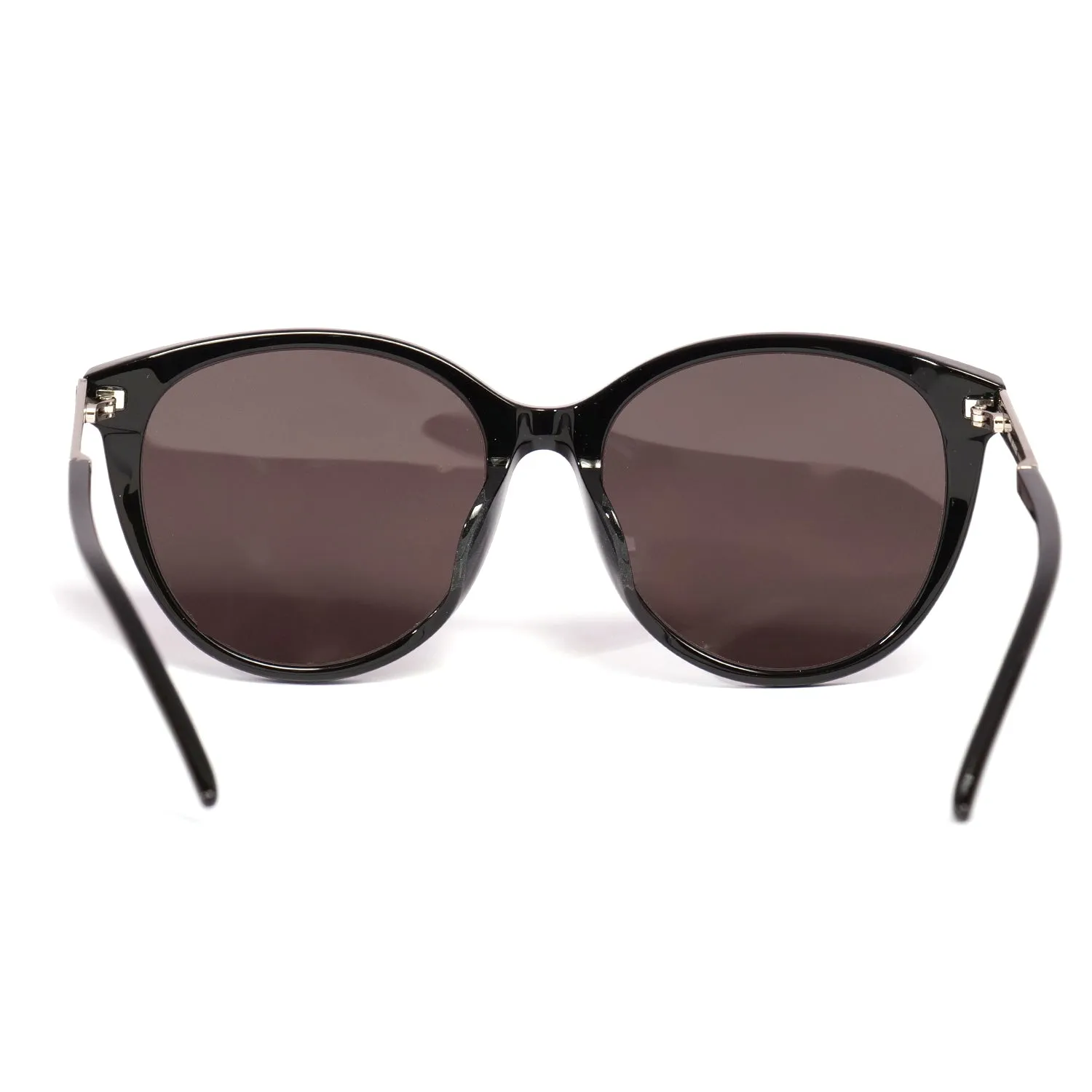 YVES SAINT LAURENT SUNGLASSES IN SILVER-BLACK